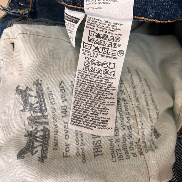 40X30 Levi 505 Jeans - Picture 4 of 4